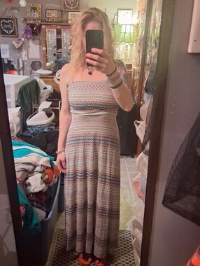 💜The Limited🩷BUY 1 GET 1 FREE💚Strapless Maxi Dress XS